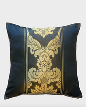 Load image into Gallery viewer, BLACK AND GOLD CUSHIONS

